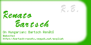 renato bartsch business card